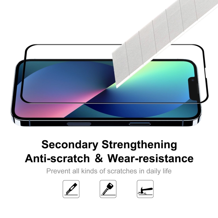 For iPhone 13 Pro Max 2pcs ENKAY Hat-Prince Full Glue Tempered Glass 6D Full Coverage Anti-scratch Protector For iPhone 13 Pro Max 2pcs ENKAY Hat-Prince Full Glue Tempered Glass 6D Full Coverage Anti-scratch Protector