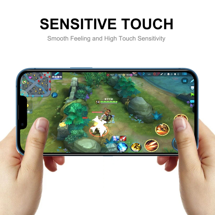 For iPhone 13 Pro Max 2pcs ENKAY Hat-Prince Full Glue Tempered Glass 6D Full Coverage Anti-scratch Protector For iPhone 13 Pro Max 2pcs ENKAY Hat-Prince Full Glue Tempered Glass 6D Full Coverage Anti-scratch Protector
