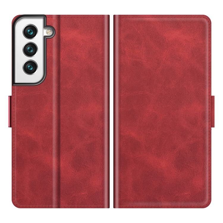 For Samsung Galaxy S22 5G Dual-side Magnetic Buckle Horizontal Flip Leather Case with Holder & Card Slots & Wallet(Red) For Samsung Galaxy S22 5G Dual-side Magnetic Buckle Horizontal Flip Leather Case with Holder & Card Slots & Wallet(Red)