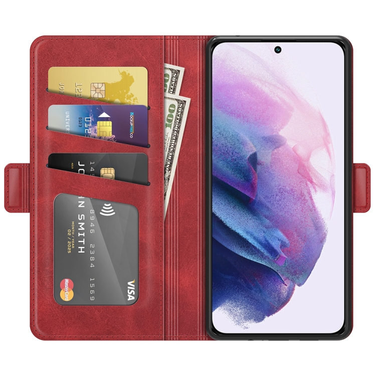 For Samsung Galaxy S22 5G Dual-side Magnetic Buckle Horizontal Flip Leather Case with Holder & Card Slots & Wallet(Red) For Samsung Galaxy S22 5G Dual-side Magnetic Buckle Horizontal Flip Leather Case with Holder & Card Slots & Wallet(Red)