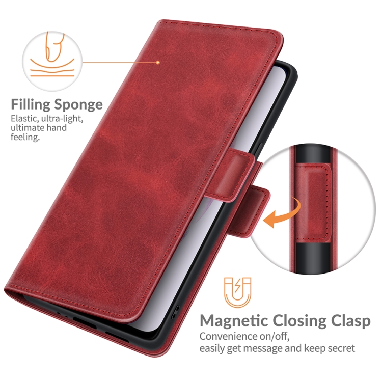 For Samsung Galaxy S22 5G Dual-side Magnetic Buckle Horizontal Flip Leather Case with Holder & Card Slots & Wallet(Red) For Samsung Galaxy S22 5G Dual-side Magnetic Buckle Horizontal Flip Leather Case with Holder & Card Slots & Wallet(Red)