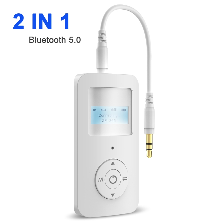 ZF365 Bluetooth 5.0 Receiver Transmitter 2 in 1 Wireless Audio Adapter ZF365 Bluetooth 5.0 Receiver Transmitter 2 in 1 Wireless Audio Adapter
