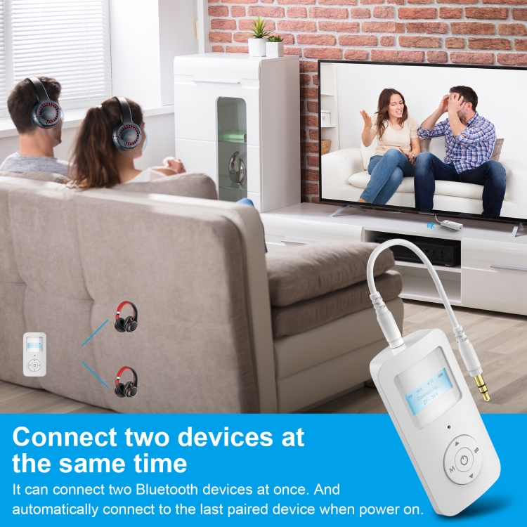 ZF365 Bluetooth 5.0 Receiver Transmitter 2 in 1 Wireless Audio Adapter ZF365 Bluetooth 5.0 Receiver Transmitter 2 in 1 Wireless Audio Adapter