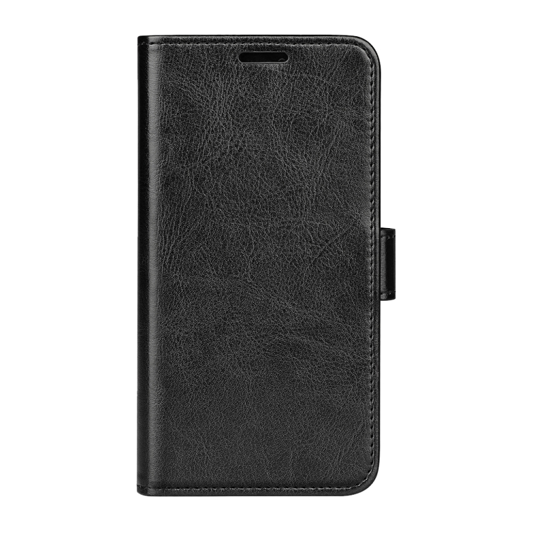 For Samsung Galaxy M22 R64 Texture Single Horizontal Flip Protective Case with Holder & Card Slots & Wallet& Photo Frame(Black) - 1