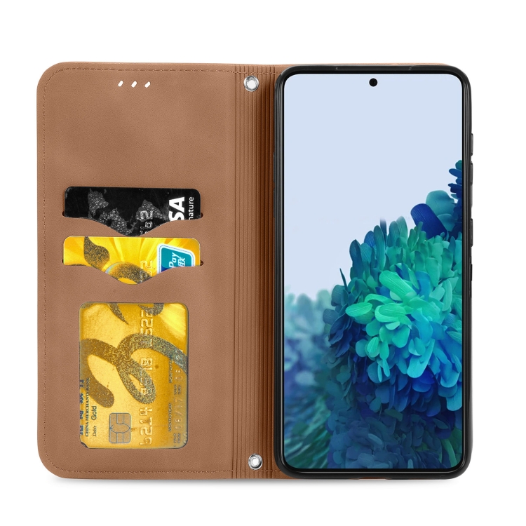 For Samsung Galaxy S22 5G Retro Skin Feel Magnetic Horizontal Flip Leather Case with Holder & Card Slots & Wallet & Photo Frame(Brown) For Samsung Galaxy S22 5G Retro Skin Feel Magnetic Horizontal Flip Leather Case with Holder & Card Slots & Wallet & Photo Frame(Brown)