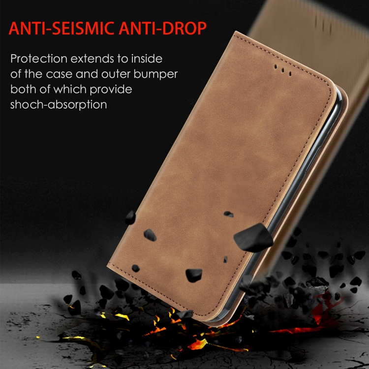 For Samsung Galaxy S22 5G Retro Skin Feel Magnetic Horizontal Flip Leather Case with Holder & Card Slots & Wallet & Photo Frame(Brown) For Samsung Galaxy S22 5G Retro Skin Feel Magnetic Horizontal Flip Leather Case with Holder & Card Slots & Wallet & Photo Frame(Brown)