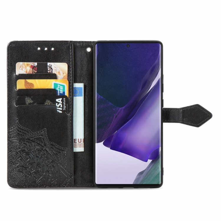 For Samsung Galaxy S22 Ultra 5G Mandala Flower Embossed Horizontal Flip Leather Case with Holder & Card Slots & Wallet & Lanyard(Black) For Samsung Galaxy S22 Ultra 5G Mandala Flower Embossed Horizontal Flip Leather Case with Holder & Card Slots & Wallet & Lanyard(Black)