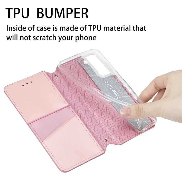 For Samsung Galaxy S22 5G Blooming Mandala Embossed Magnetic Horizontal Flip Leather Case with Holder & Card Slots & Wallet(Pink) For Samsung Galaxy S22 5G Blooming Mandala Embossed Magnetic Horizontal Flip Leather Case with Holder & Card Slots & Wallet(Pink)