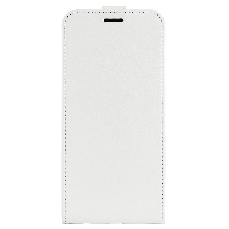 For OPPO Realme Narzo 50i R64 Texture Vertical Flip Leather Case with Card Slots & Photo Frame(White) - 1