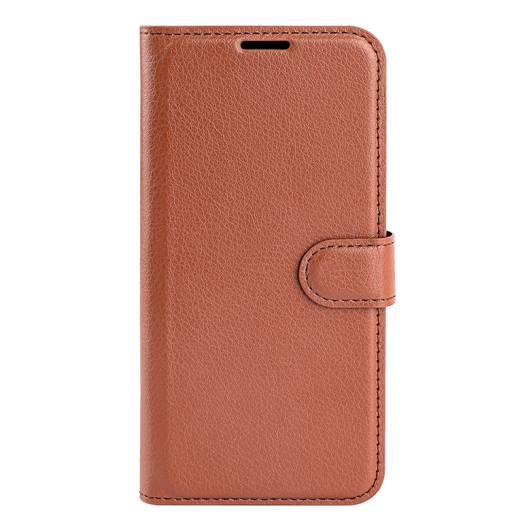 For Samsung Galaxy M52 5G Litchi Texture Horizontal Flip Protective Case with Holder & Card Slots & Wallet(Brown) - 1