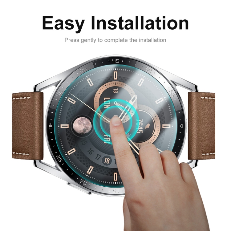 1 PC For Huawei Watch GT 3 46mm ENKAY Hat-Prince Crystal Screen Protector Anti-scratch Watch Film - B2