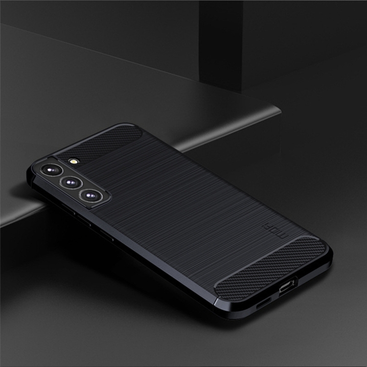 For Samsung Galaxy S22 5G MOFI Gentleness Series Brushed Texture Carbon Fiber Soft TPU Case(Blue) For Samsung Galaxy S22 5G MOFI Gentleness Series Brushed Texture Carbon Fiber Soft TPU Case(Blue)