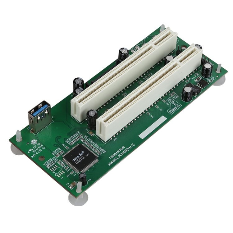 Tarjeta adaptadora de ranura PCI A DUAL PCI DUAL USB 3.0 Tarjeta de expansión - 1