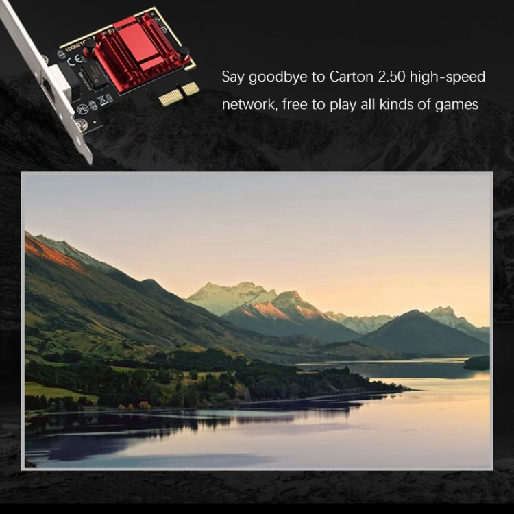 Tarjeta de red de juegos de computadora Gigabit de 2.5G - 4