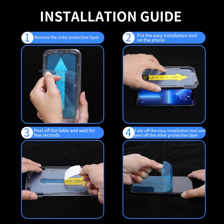 For iPhone 13 Pro Max ENKAY Quick Stick Anti-peeping Tempered Glass Film For iPhone 13 Pro Max ENKAY Quick Stick Anti-peeping Tempered Glass Film