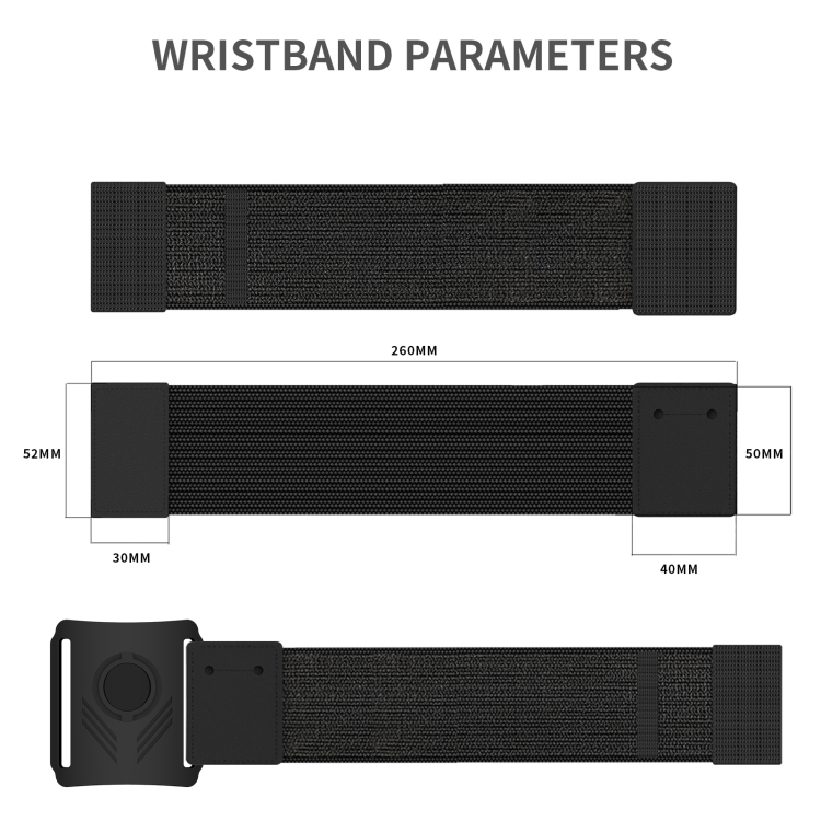 For Samsung Galaxy S22 Ultra ENKAY Armor Wristband Phone Case(Black)