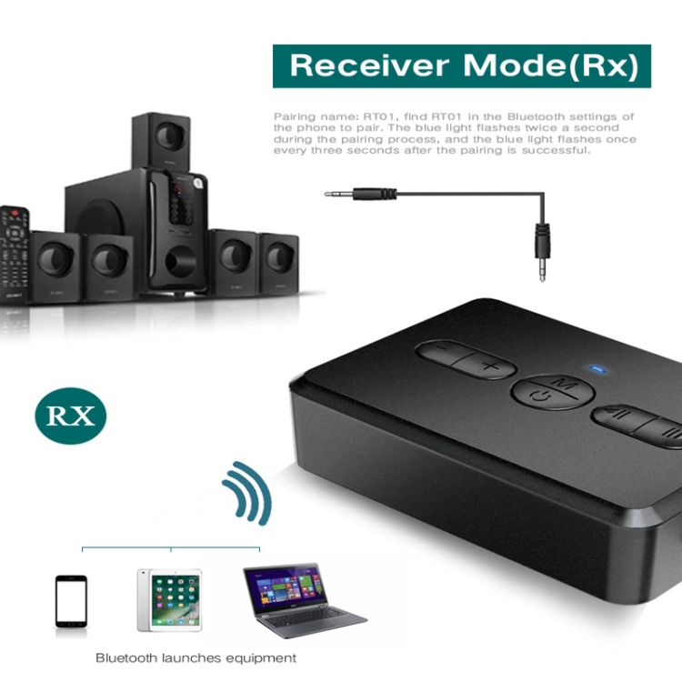 RT01 2-in-1 Bluetooth Receiver & Transmitter Car Hands-free RT01 2-in-1 Bluetooth Receiver & Transmitter Car Hands-free
