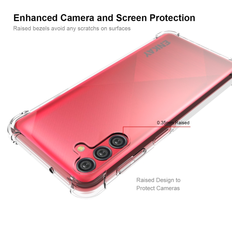 For Samsung Galaxy A13 5G ENKAY Transparent TPU Shockproof Case For Samsung Galaxy A13 5G ENKAY Transparent TPU Shockproof Case