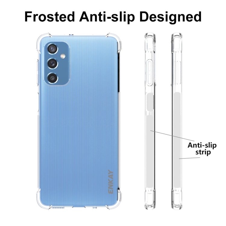 For Samsung Galaxy M52 5G ENKAY Transparent TPU Shockproof Case For Samsung Galaxy M52 5G ENKAY Transparent TPU Shockproof Case