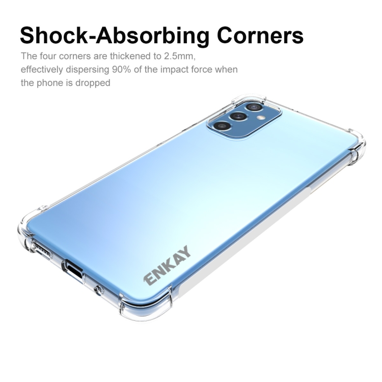 For Samsung Galaxy M52 5G ENKAY Transparent TPU Shockproof Case For Samsung Galaxy M52 5G ENKAY Transparent TPU Shockproof Case