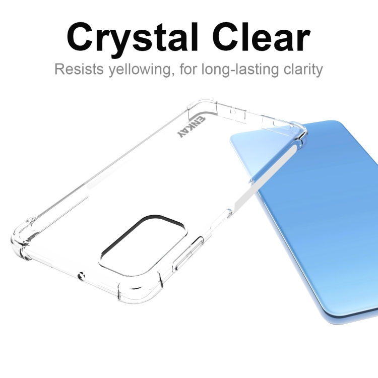 For Samsung Galaxy M52 5G ENKAY Transparent TPU Shockproof Case For Samsung Galaxy M52 5G ENKAY Transparent TPU Shockproof Case