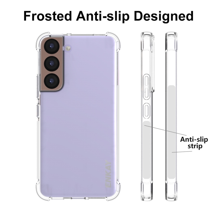 For Samsung Galaxy S22 5G ENKAY Transparent TPU Shockproof Case For Samsung Galaxy S22 5G ENKAY Transparent TPU Shockproof Case