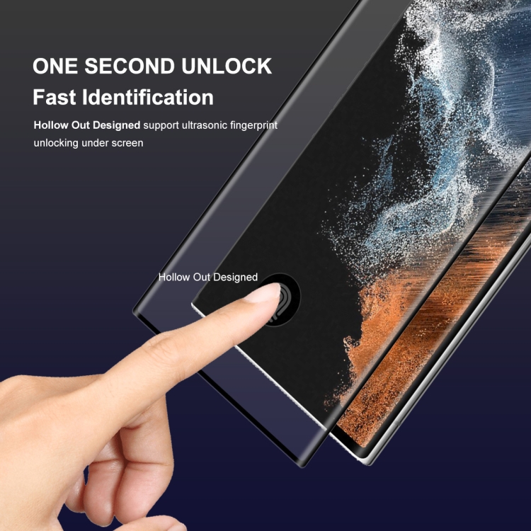 For Samsung Galaxy S22 Ultra ENKAY 3D Curved Hot Bending Tempered Glass Full Film, Hole Unlock For Samsung Galaxy S22 Ultra ENKAY 3D Curved Hot Bending Tempered Glass Full Film, Hole Unlock