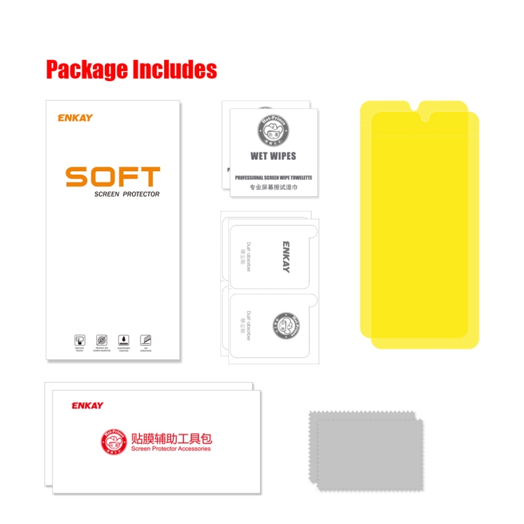 For Samsung Galaxy S22 Ultra 5G 2pcs ENKAY Explosion-proof Soft Hydrogel Full Film For Samsung Galaxy S22 Ultra 5G 2pcs ENKAY Explosion-proof Soft Hydrogel Full Film