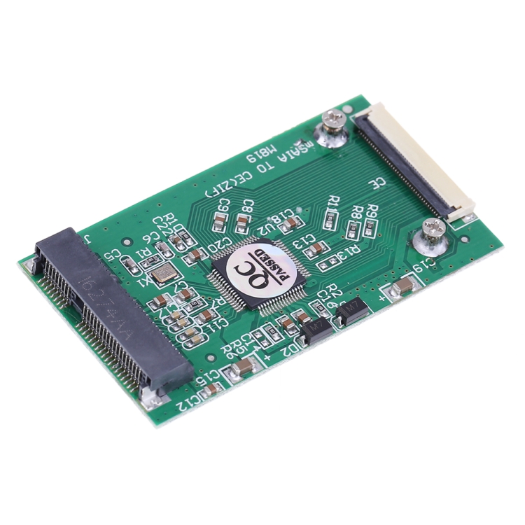 Mini PCI-E SATA MSATA SSD a 40 PIN 1.8 pulgadas ZIF CE SSD Convertidor de tarjeta - 1