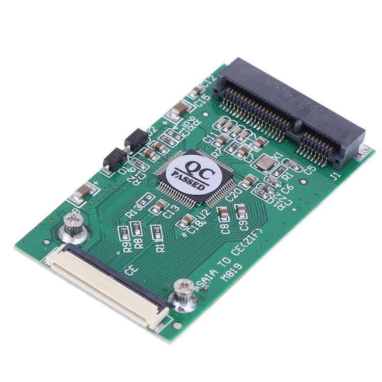Mini PCI-E SATA MSATA SSD a 40 PIN 1.8 pulgadas ZIF CE SSD Convertidor de tarjeta - 2
