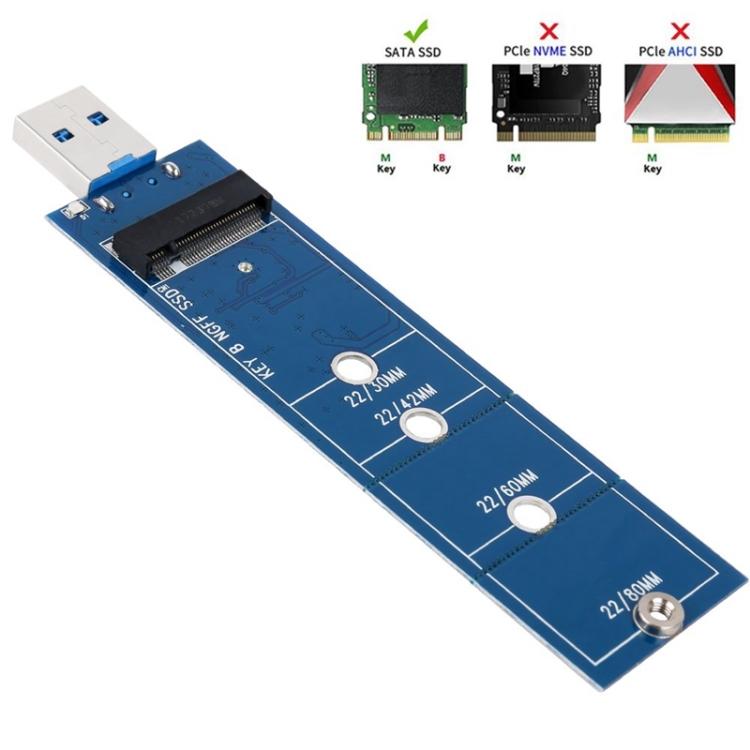 M.2 SSD to USB 3.0 NGFF Card Reader Converter - 2