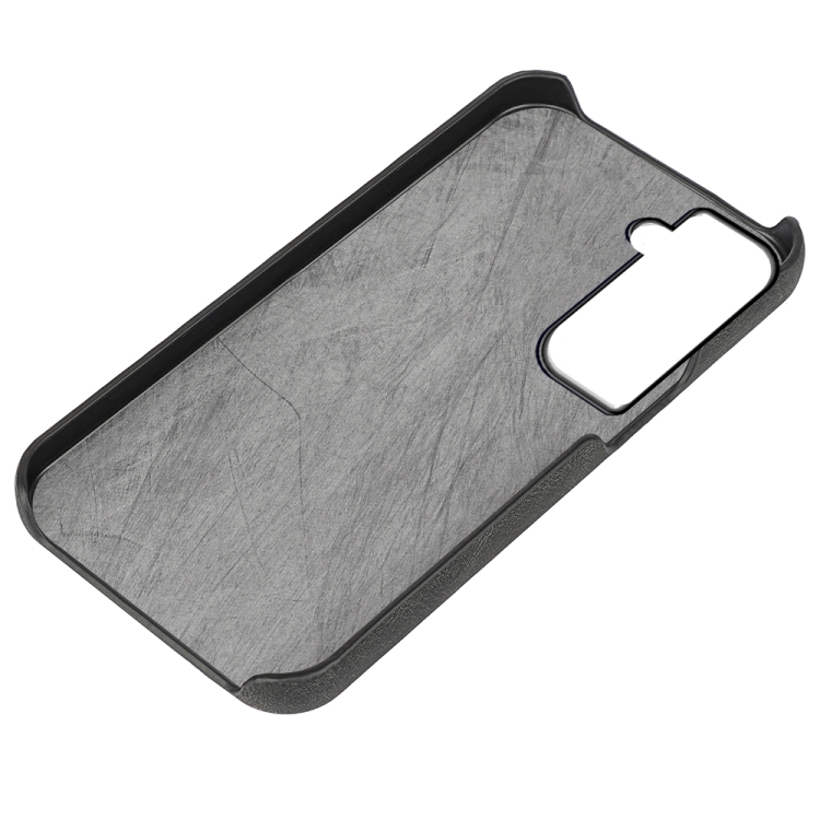 Ring Holder PU Phone Case For Samsung Galaxy S22+ 5G(Black) Ring Holder PU Phone Case For Samsung Galaxy S22+ 5G(Black)