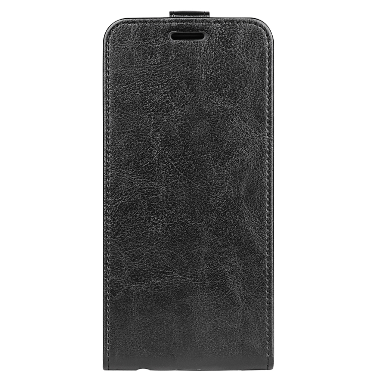 For Samsung Galaxy A73 5G R64 Texture Vertical Flip Leather Case(Black) - 1
