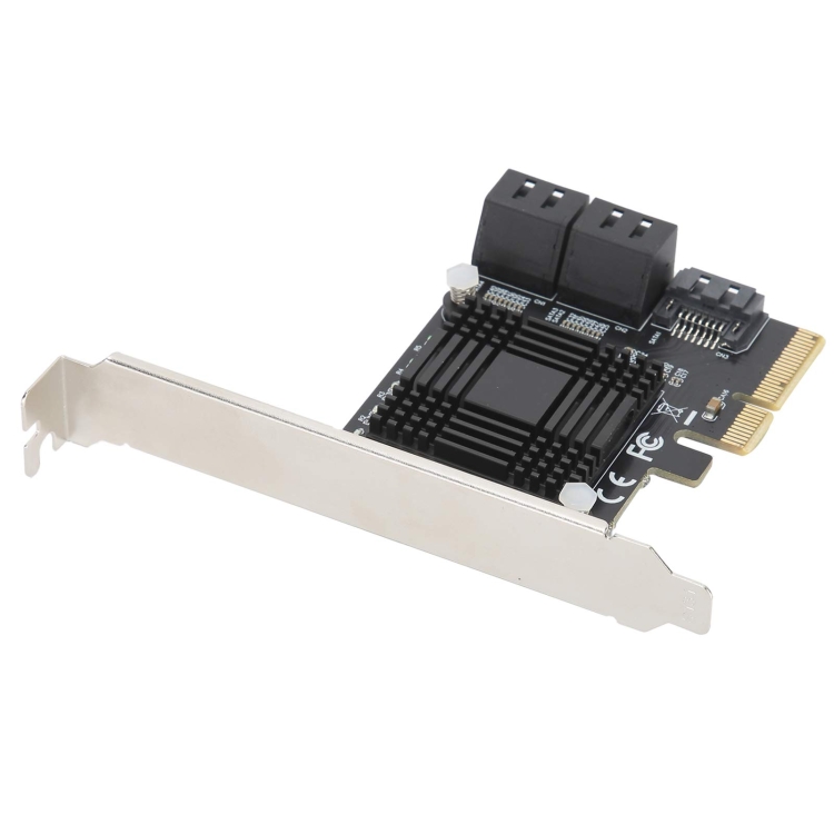 JMB585 Chip Expansion Card PCI-E to 5 Ports SATA3.0 Module Converter Board - 4