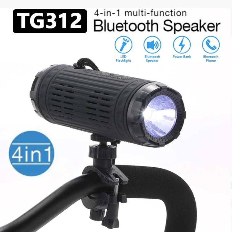 T&G TG312 LED Outdoor Portable Multifunctional Wireless Bluetooth Speaker(Black) T&G TG312 LED Outdoor Portable Multifunctional Wireless Bluetooth Speaker(Black)