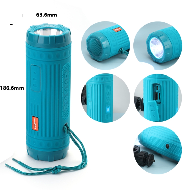 T&G TG312 LED Outdoor Portable Multifunctional Wireless Bluetooth Speaker(Black) T&G TG312 LED Outdoor Portable Multifunctional Wireless Bluetooth Speaker(Black)