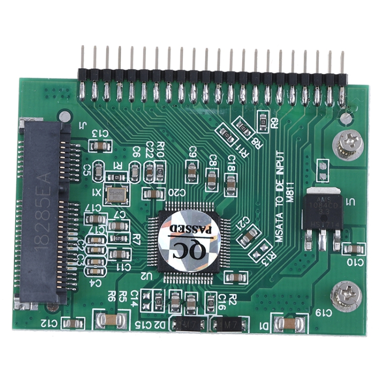 mSATA SSD to 44 Pin IDE Adapter mSATA IDE Converter Card - 1