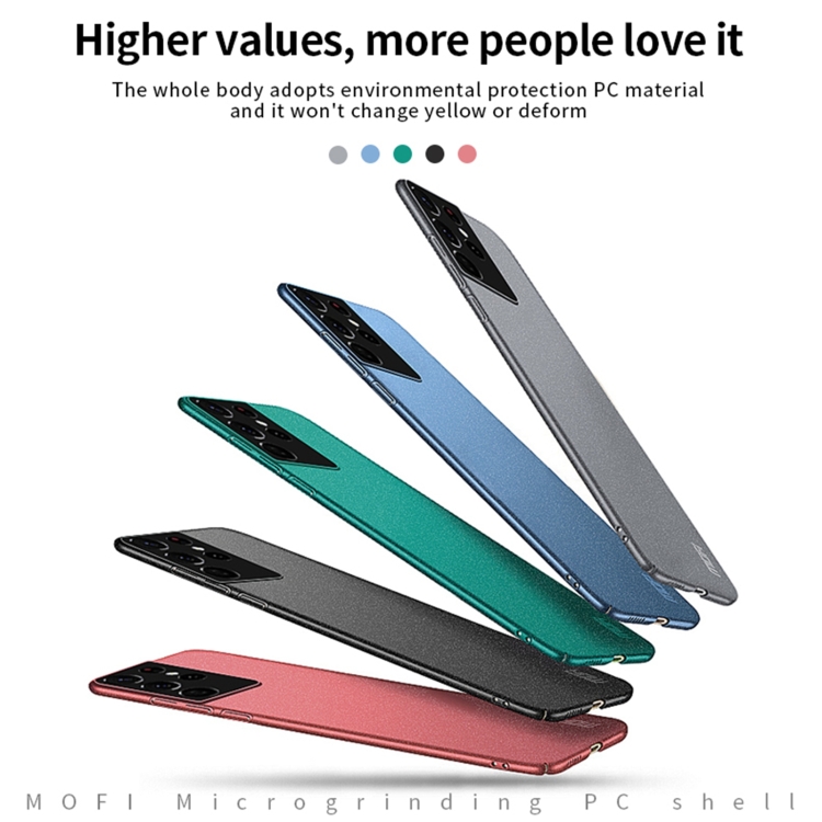 For Samsung Galaxy S21 Ultra 5G MOFI Fandun Series Frosted Ultra-thin PC Hard Phone Case(Black) For Samsung Galaxy S21 Ultra 5G MOFI Fandun Series Frosted Ultra-thin PC Hard Phone Case(Black)