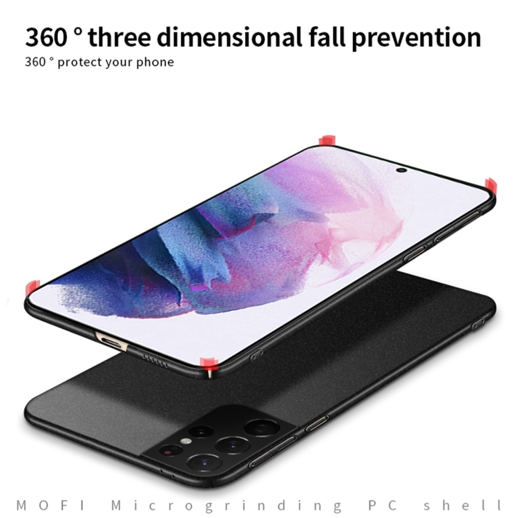 For Samsung Galaxy S21 Ultra 5G MOFI Fandun Series Frosted Ultra-thin PC Hard Phone Case(Black) For Samsung Galaxy S21 Ultra 5G MOFI Fandun Series Frosted Ultra-thin PC Hard Phone Case(Black)