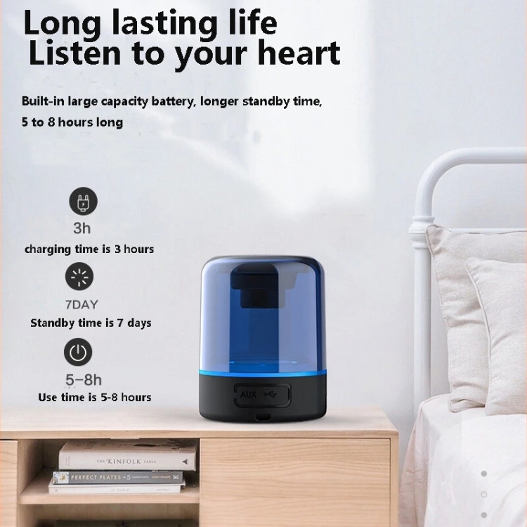 JY03 TWS Portable Stereo Wireless Bluetooth Speaker with RGB Light