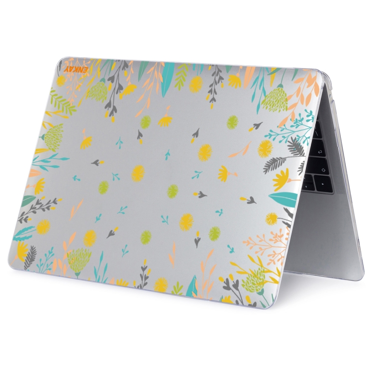 ENKAY Flower Series Pattern Laotop Protective Crystal Case for MacBook Pro 16 inch A2141(Dandelion) ENKAY Flower Series Pattern Laotop Protective Crystal Case for MacBook Pro 16 inch A2141(Dandelion)