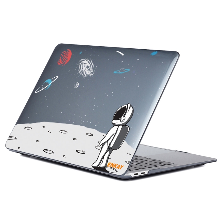 ENKAY Star Series Pattern Laotop Protective Crystal Case For MacBook Pro 13.3 inch A2251 / A2289 / A2338 2020(Backpack Astronaut)