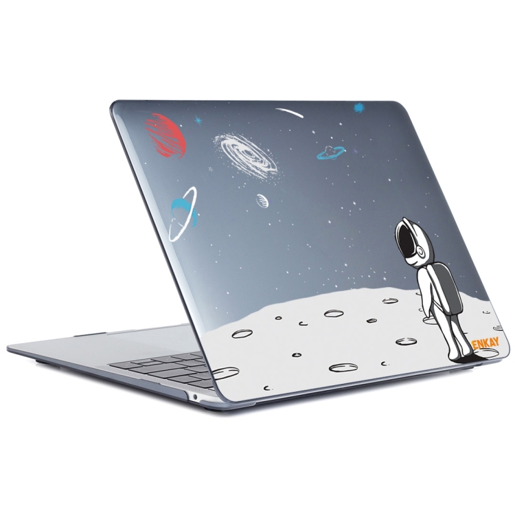 ENKAY Star Series Pattern Laotop Protective Crystal Case For MacBook Pro 13.3 inch A2251 / A2289 / A2338 2020(Backpack Astronaut)