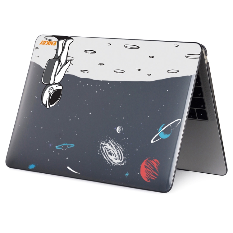 ENKAY Star Series Pattern Laotop Protective Crystal Case For MacBook Pro 13.3 inch A2251 / A2289 / A2338 2020(Backpack Astronaut)