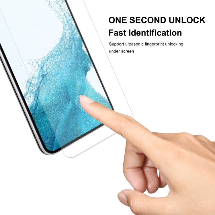 For Samsung Galaxy S22+ 5G 1pc ENKAY 0.2mm Tempered Glass Film, Support Fingerprint Unlock For Samsung Galaxy S22+ 5G 1pc ENKAY 0.2mm Tempered Glass Film, Support Fingerprint Unlock