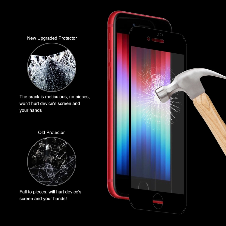 5pcs ENKAY Full Glue 0.26mm 9H 2.5D Tempered Glass Full Film for iPhone SE 2022 / SE 2020 / 8 / 7 5pcs ENKAY Full Glue 0.26mm 9H 2.5D Tempered Glass Full Film for iPhone SE 2022 / SE 2020 / 8 / 7