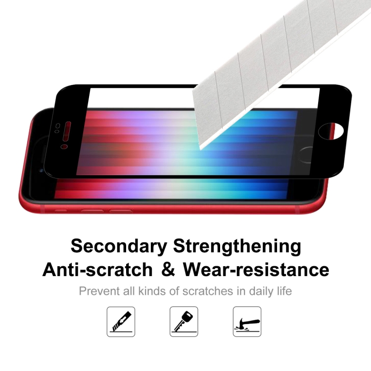 5pcs ENKAY Full Glue 0.26mm 9H 2.5D Tempered Glass Full Film for iPhone SE 2022 / SE 2020 / 8 / 7 5pcs ENKAY Full Glue 0.26mm 9H 2.5D Tempered Glass Full Film for iPhone SE 2022 / SE 2020 / 8 / 7