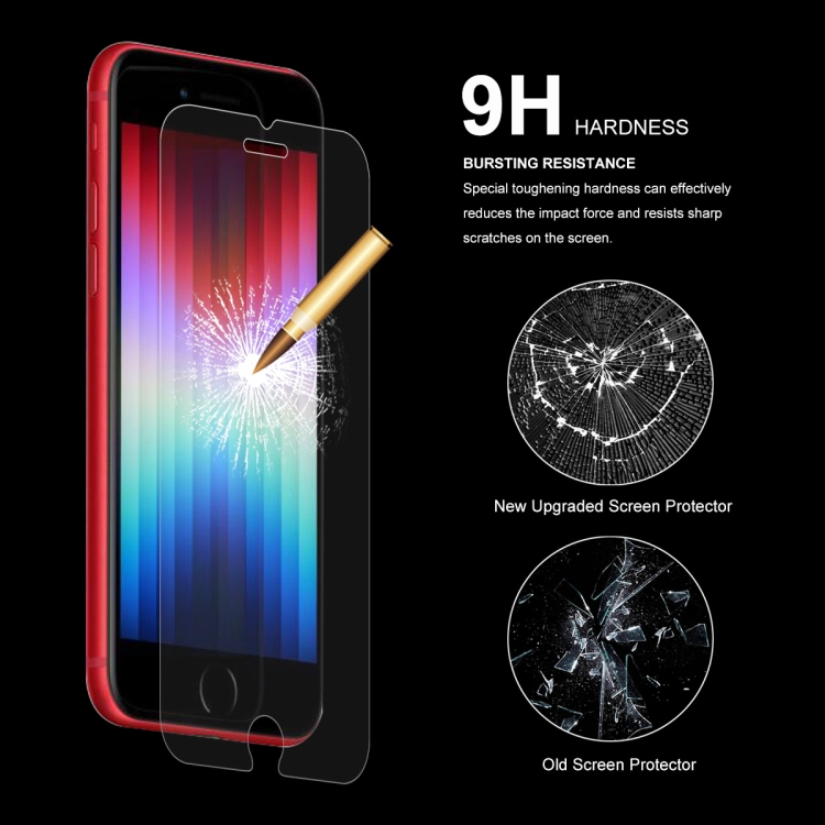 For iPhone 7 / 8 2pcs ENKAY 0.26mm 9H Tempered Glass Film For iPhone 7 / 8 2pcs ENKAY 0.26mm 9H Tempered Glass Film