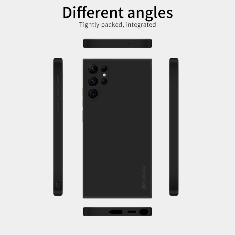 For Samsung Galaxy S22 Ultra 5G PINWUYO Sense Series Liquid Silicone TPU Phone Case(Black) For Samsung Galaxy S22 Ultra 5G PINWUYO Sense Series Liquid Silicone TPU Phone Case(Black)
