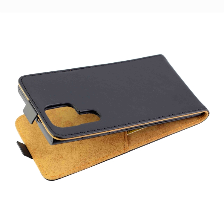 For Samsung Galaxy S22 Ultra 5G Vertical Flip Leather Phone Case with Card Slot(Black) For Samsung Galaxy S22 Ultra 5G Vertical Flip Leather Phone Case with Card Slot(Black)